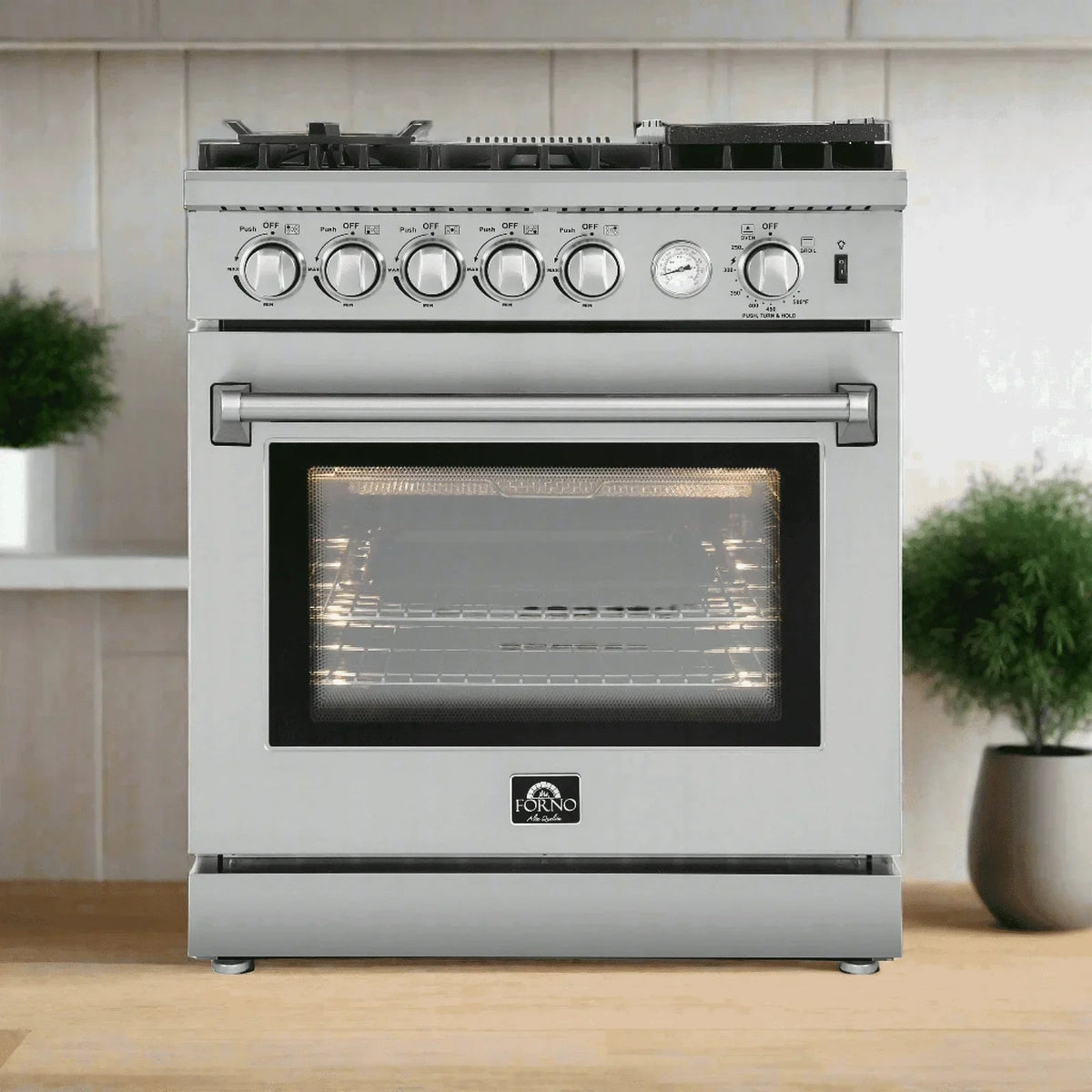 Forno FFSGS6275-30 30-Inch Freestanding Gas Range with Convection - Prioka