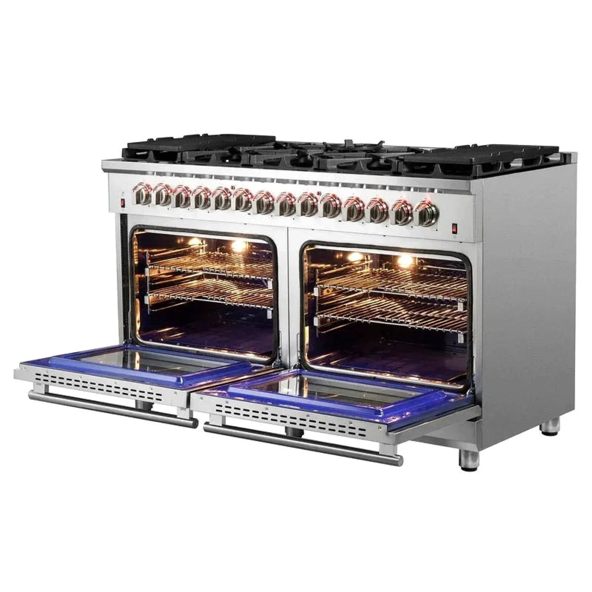 FORNO Massimo 60-Inch Freestanding Dual Fuel Range in Stainless Steel – FFSGS6125-60 - Prioka