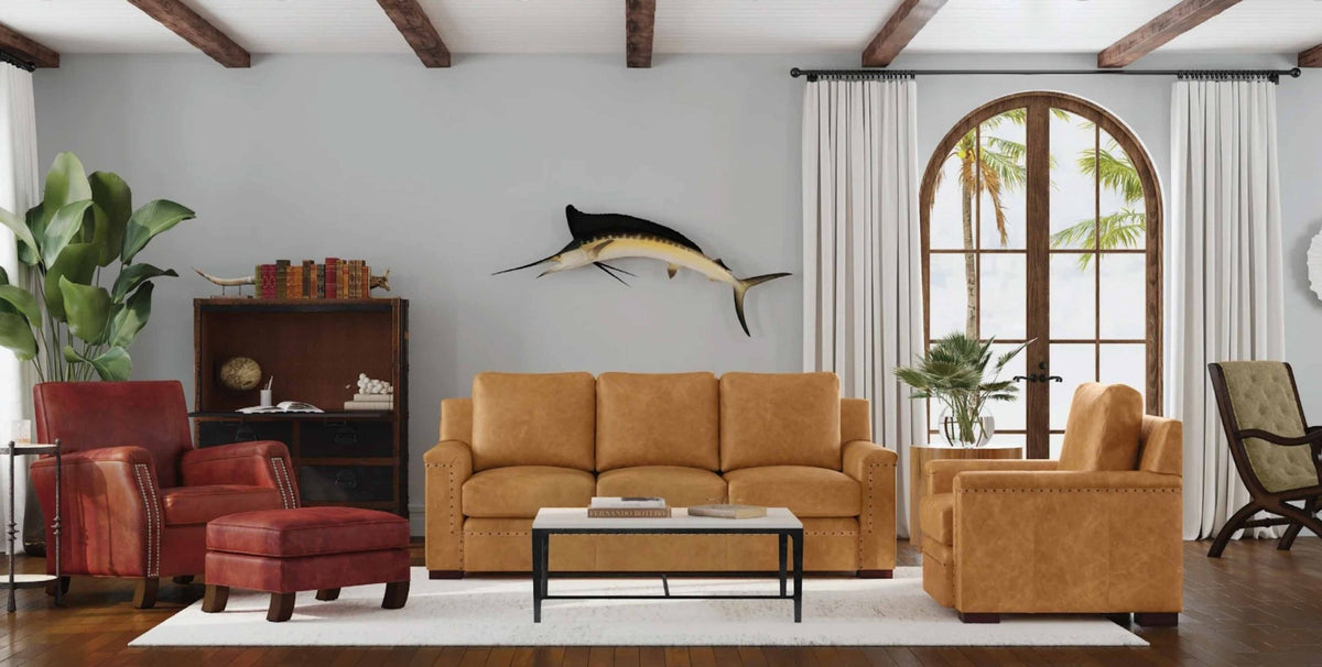 Franklin Leather Sofa - Prioka