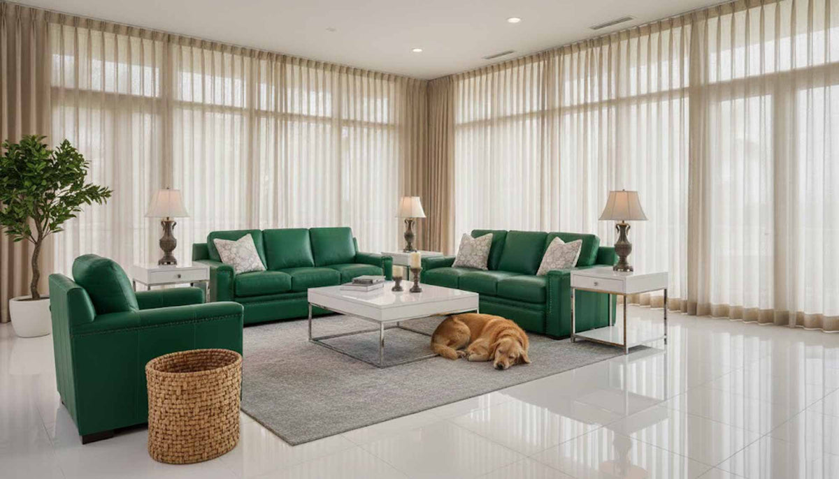 Franklin Leather Sofa - Prioka