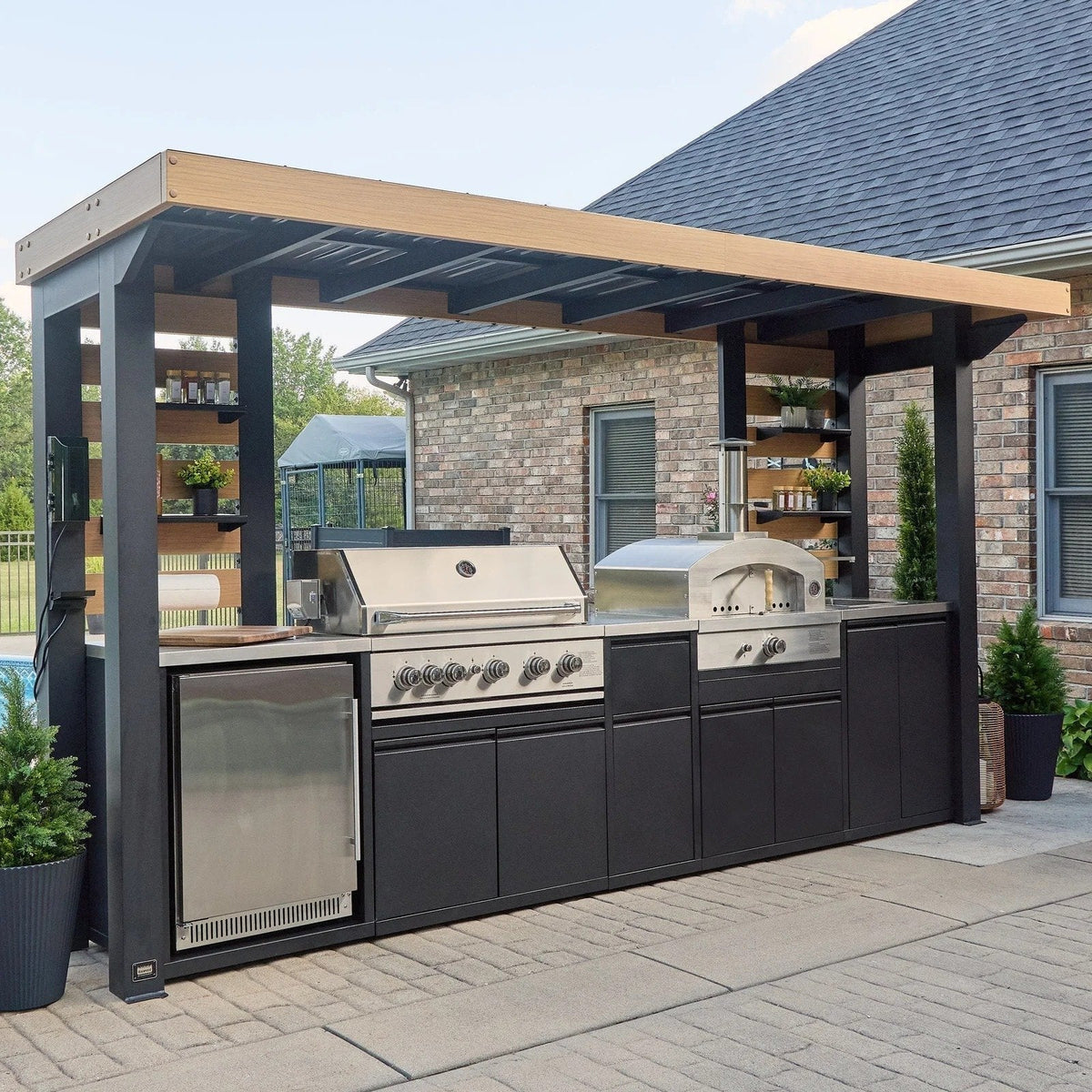 Fusion Flame 2 Outdoor Kitchen - Prioka