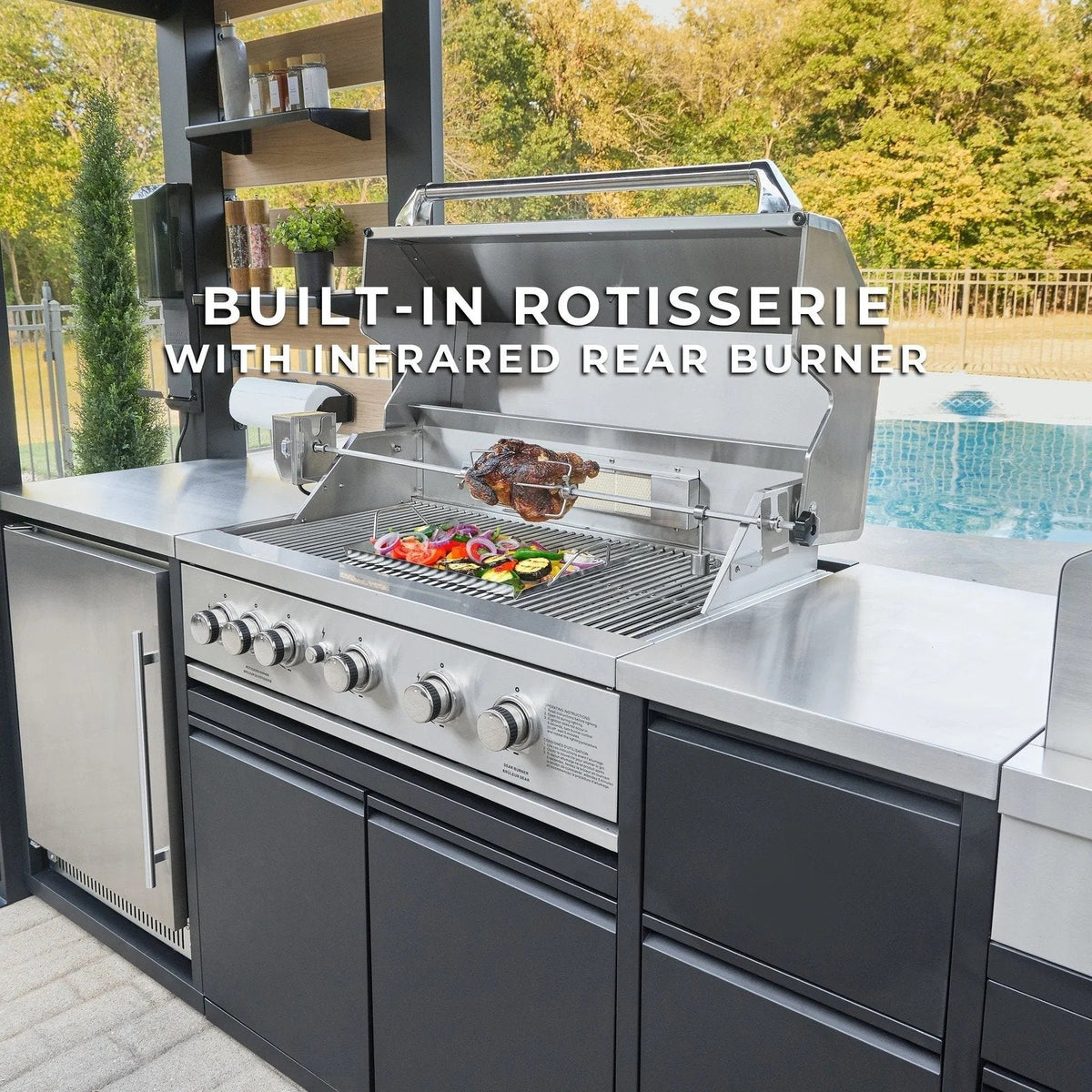 Fusion Flame 2 Outdoor Kitchen - Prioka
