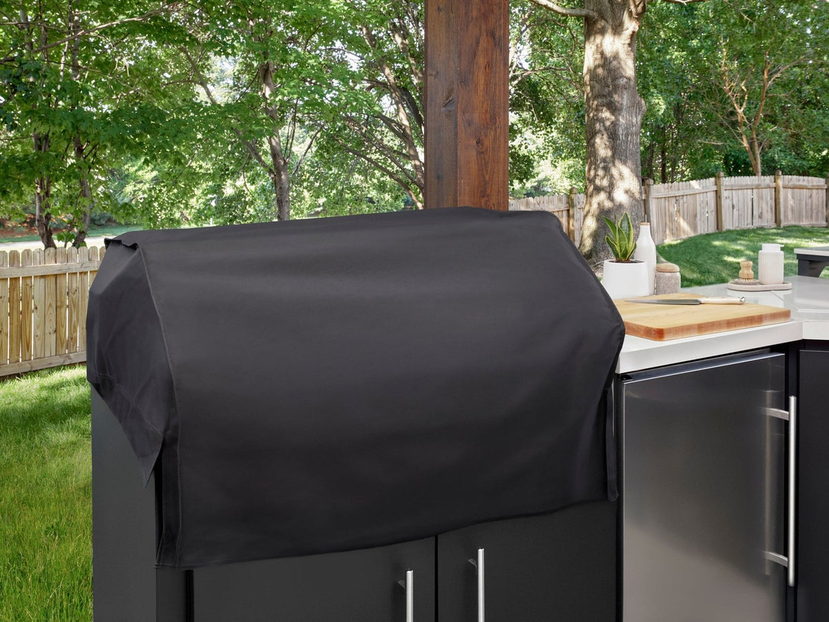 Emory Corner Outdoor Kitchen Island and Bar – Left