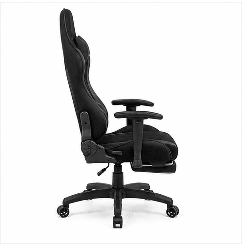 Gaming Chair with Adjustable Lumbar Support Breathable Fabric & Spring Cushioning - Prioka