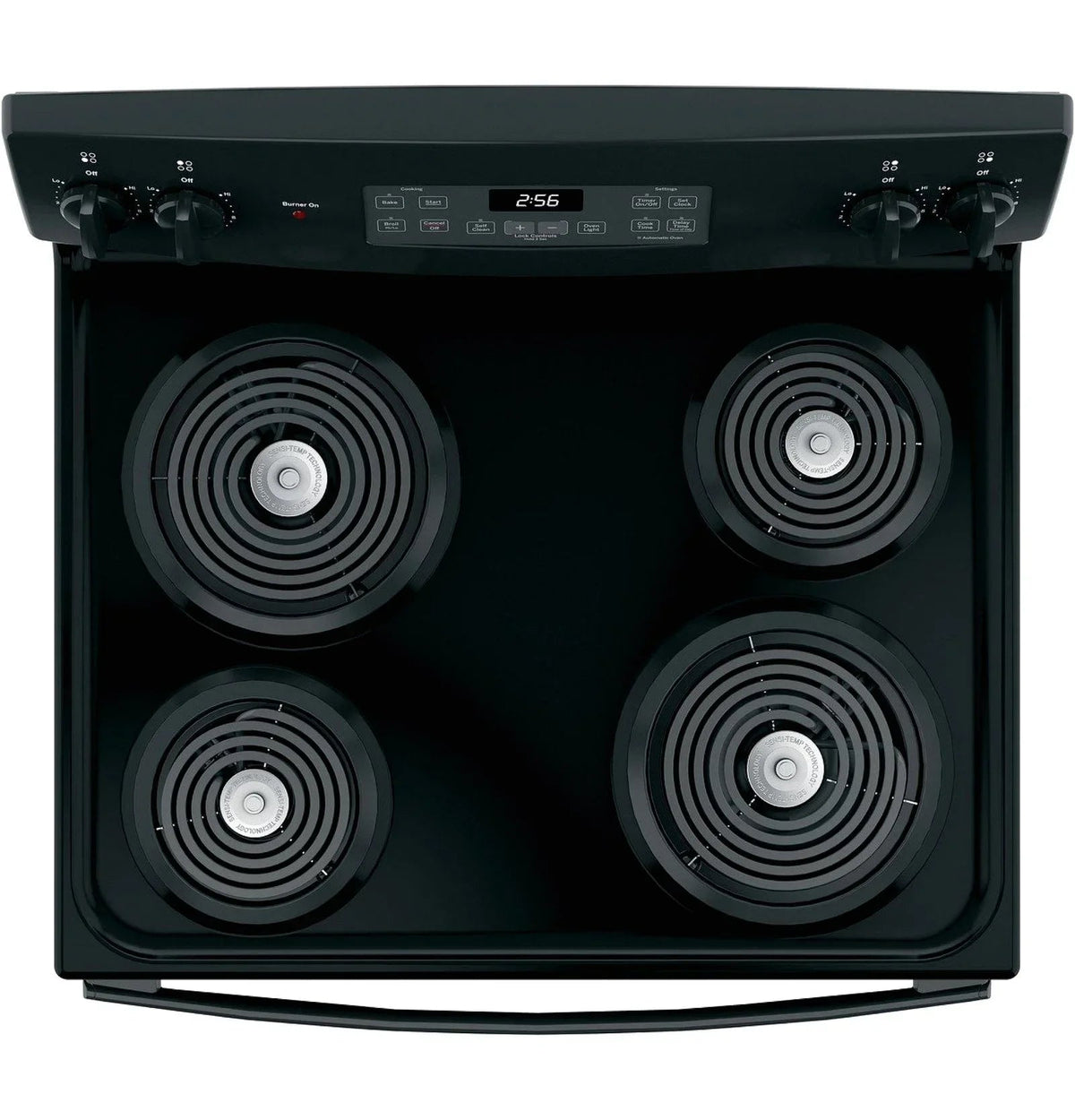 GE 30 Inch Freestanding Electric Range with Self-Clean Oven, Black (JB256DMBB) - Prioka
