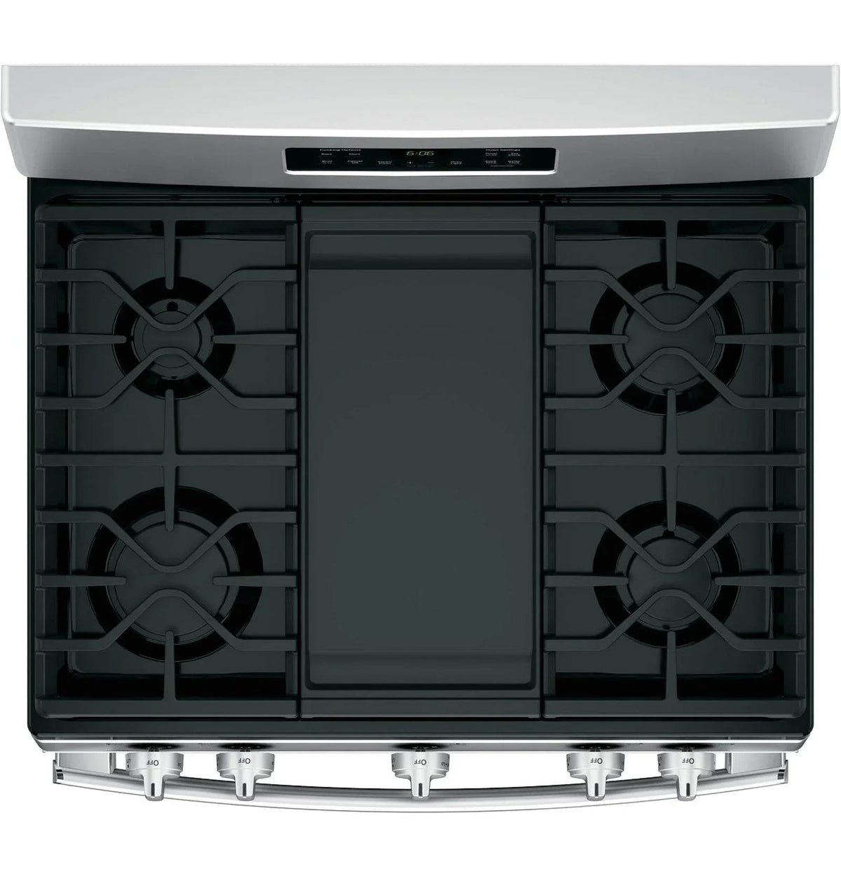 GE 30-Inch Freestanding Gas Range with 4.8 cu. ft. Oven Capacity and Sealed Cooktop Burners - Prioka