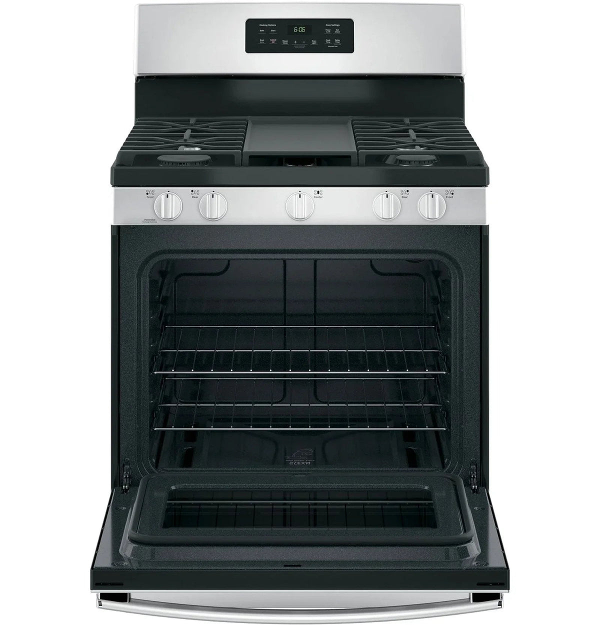 GE 30-Inch Freestanding Gas Range with 4.8 cu. ft. Oven Capacity and Sealed Cooktop Burners - Prioka