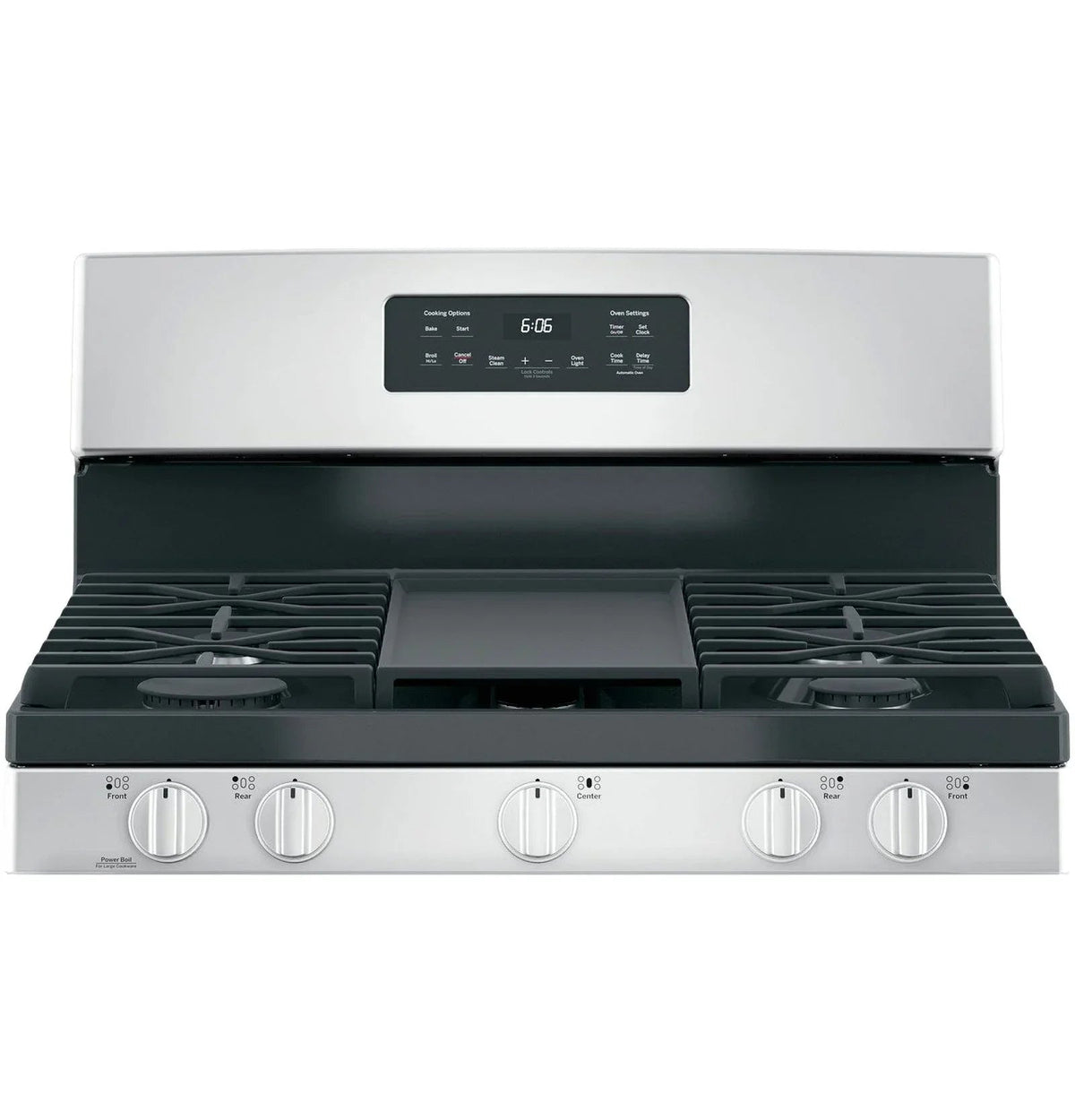 GE 30-Inch Freestanding Gas Range with 4.8 cu. ft. Oven Capacity and Sealed Cooktop Burners - Prioka