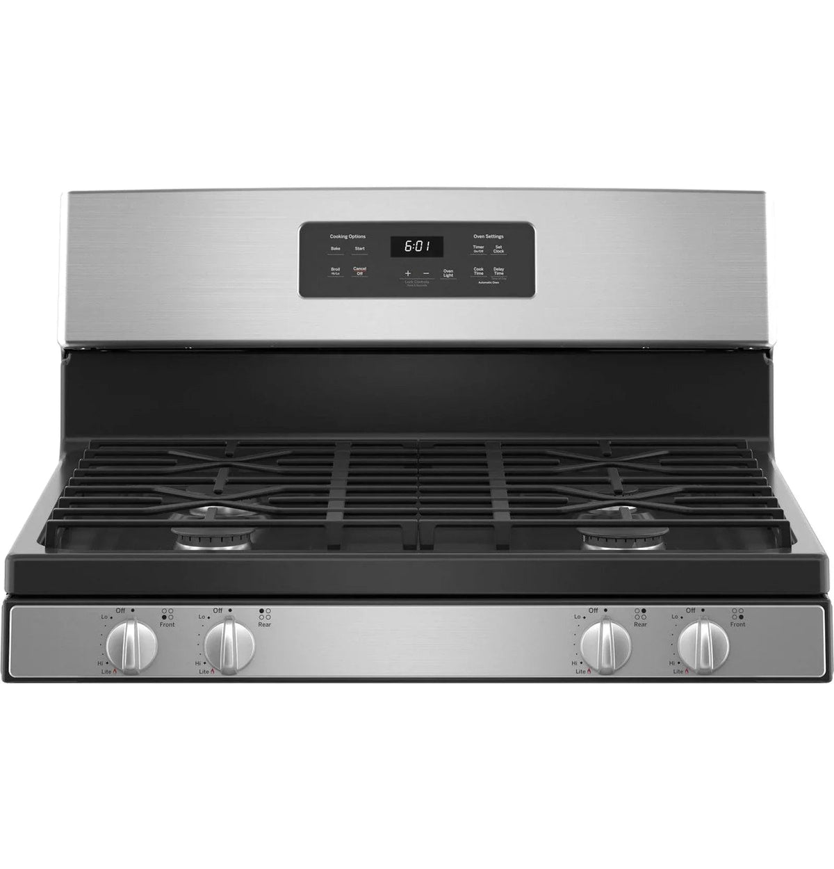 GE 30-Inch Freestanding Gas Range with 4.8 Cu. Ft. Oven, Stainless Steel – JGBS61RPSS - Prioka