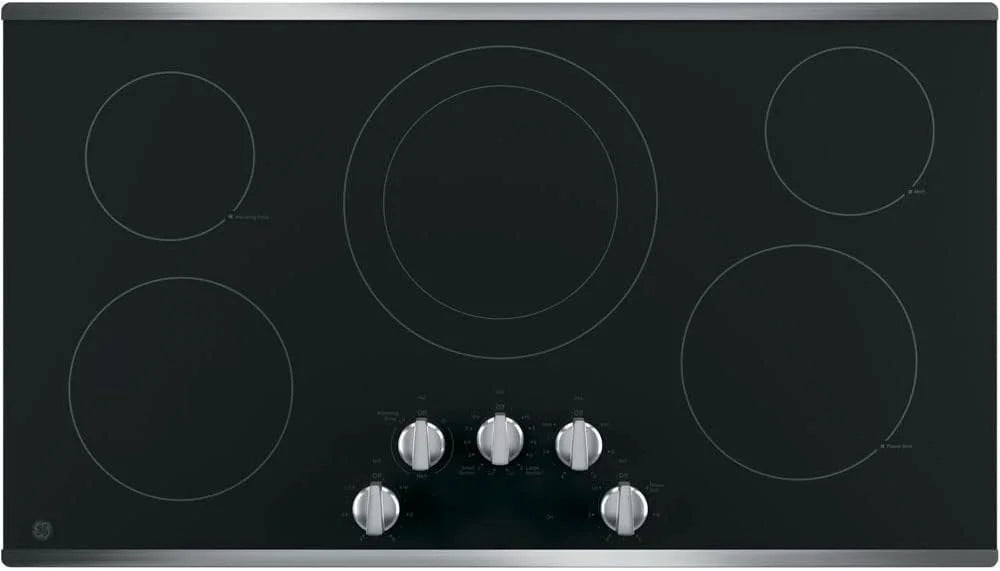 GE 36″ Built-In Electric Cooktops JP3036SLSS - Prioka