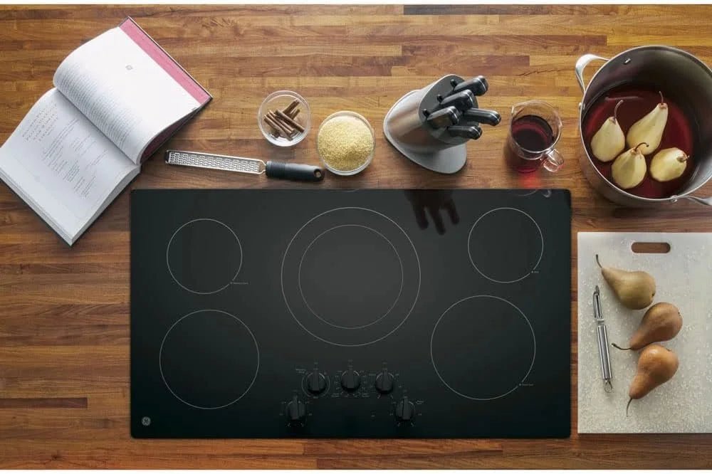 GE 36″ Built-In Electric Cooktops JP3036SLSS - Prioka