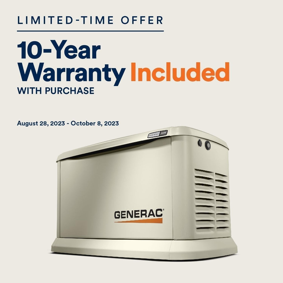 Generac 7210 24kW Air Cooled Guardian Series Home Standby Generator - Prioka