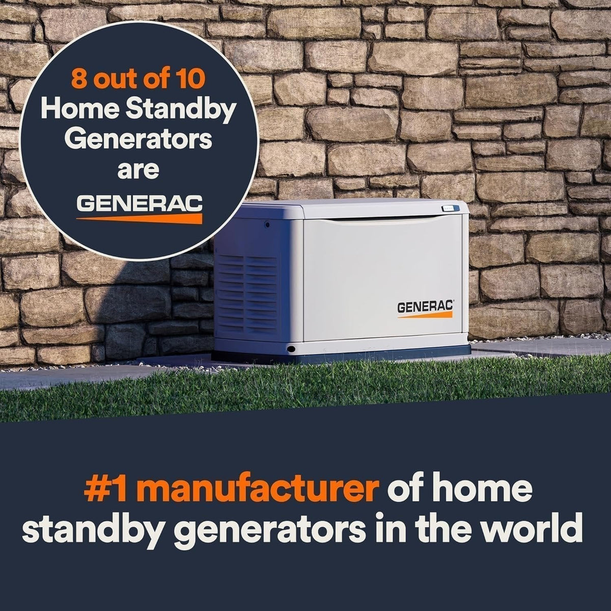 Generac 7210 24kW Air Cooled Guardian Series Home Standby Generator - Prioka