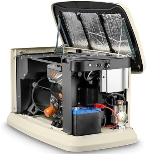 Generac Guardian 22kW Home Standby Generator with 200 Amp Transfer Switch, Durable All Aluminum, WiFi Enabled with G-Force Engine, Easy to Use, Whole House Power Backup, Smart Outage Solution – Bisque - Prioka