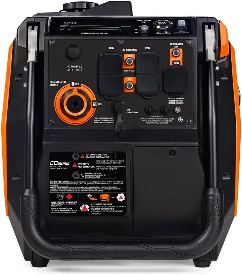 Generac iQ5200 5200W Dual Fuel Portable Inverter Generators. - Prioka