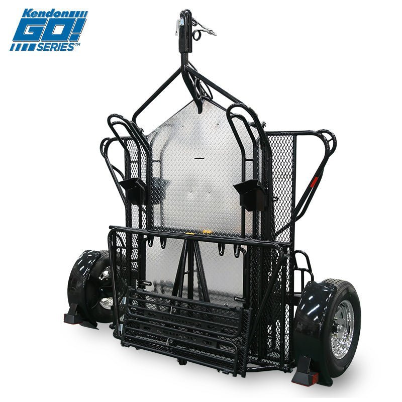 Go! Series Dual Rail Ride-Up Folding Motorcycle Trailer Discounted - Prioka