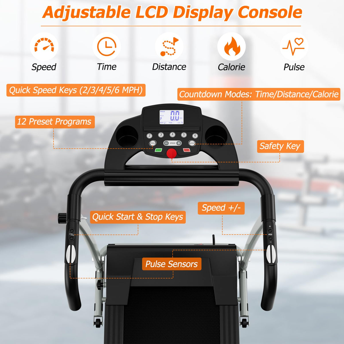 Goplus Foldable Treadmills for Home - Prioka