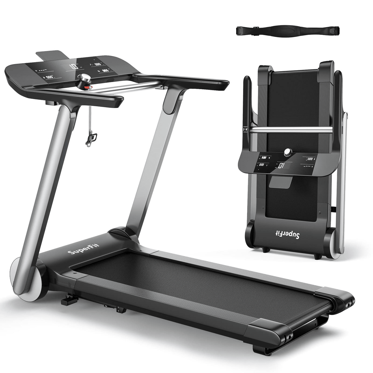 Goplus Heavy Duty Folding Treadmill for Gym - Prioka