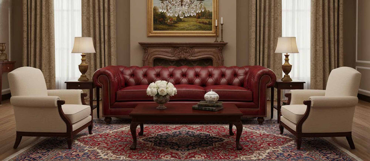 Goulding Leather Sofa - Prioka