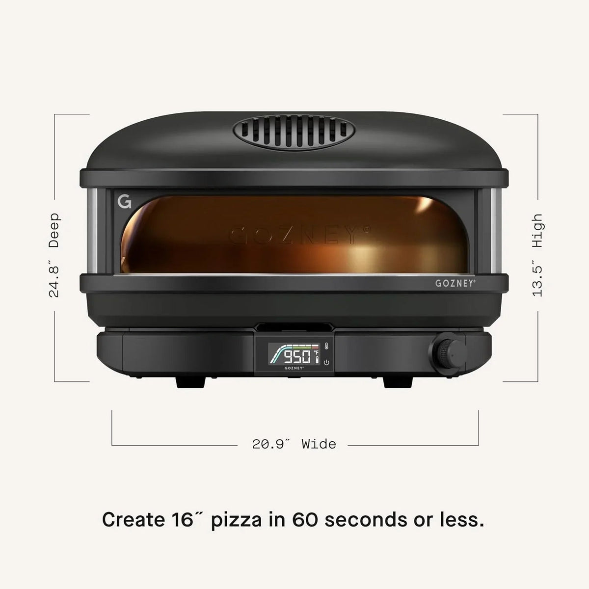 Gozney Arc XL Pizza Oven,Off Black, Gas Burner, Precision Temperature Controls - Prioka