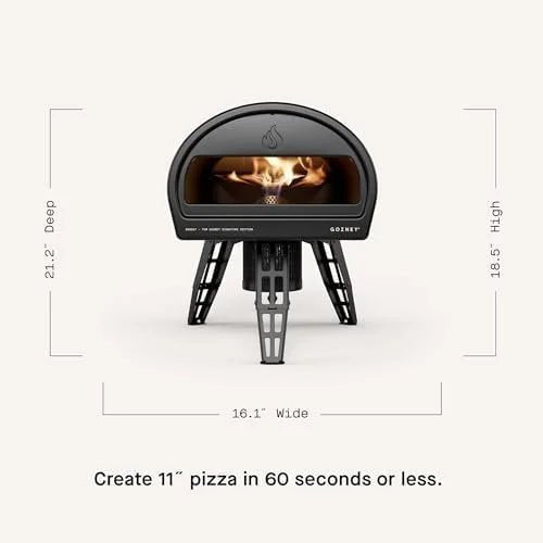 Gozney Roccbox Outdoor Pizza Ovens, Black, Portable, Gas & Wood Fired, Restaurant-Grades - Prioka
