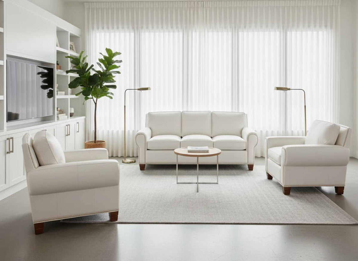 Grayson Leather Sofa - Prioka