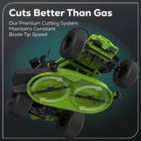 Greenworks 60V 42″ Cordless Battery CrossoverT Riding Lawn Mowers. - Prioka