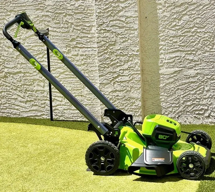 Greenworks 80V 21-Inch Self-Propelled Lawn Mowers. - Prioka