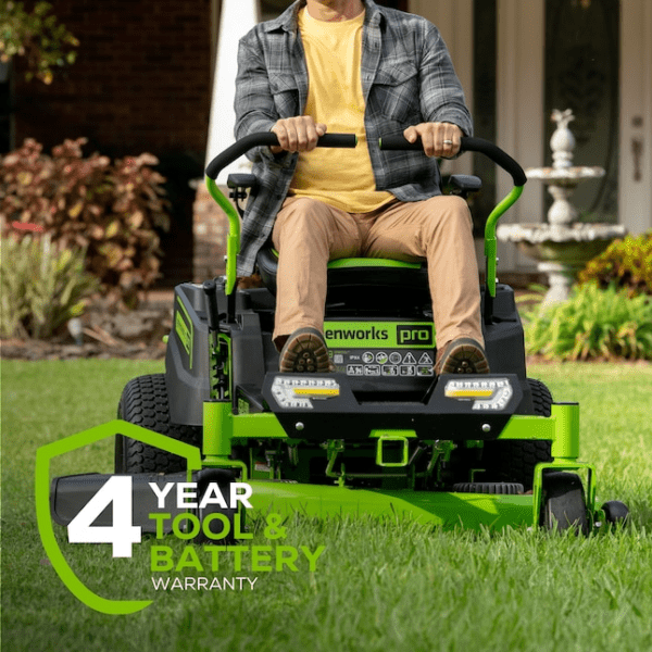 Greenworks Pro Crossover Zero Turn 42-in Lithium Ion Electric Riding Lawn Mower - Prioka