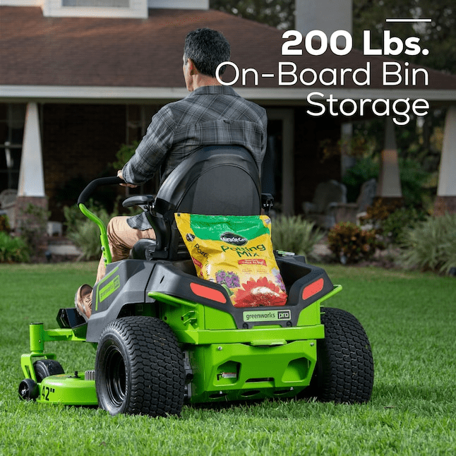 Greenworks Pro Crossover Zero Turn 42-in Lithium Ion Electric Riding Lawn Mower - Prioka