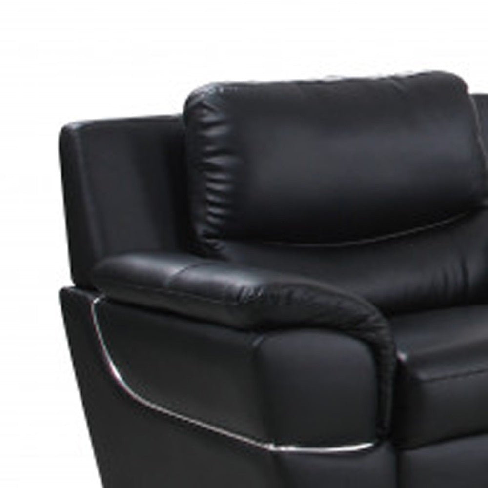 Hamilton Leather Seating Set – Black - Prioka