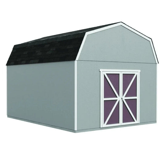 Handy Home Products Hudson 12 ft. x 16 ft. Wood Storage Shed Kit with Floor - Prioka