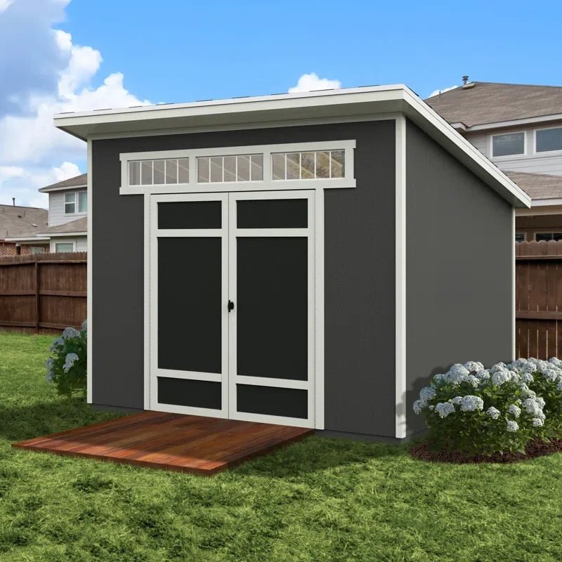 Handy Home Products Olympia 10 ft. W x 7.5 ft. D Manufactured Wood Storage Shed - Prioka