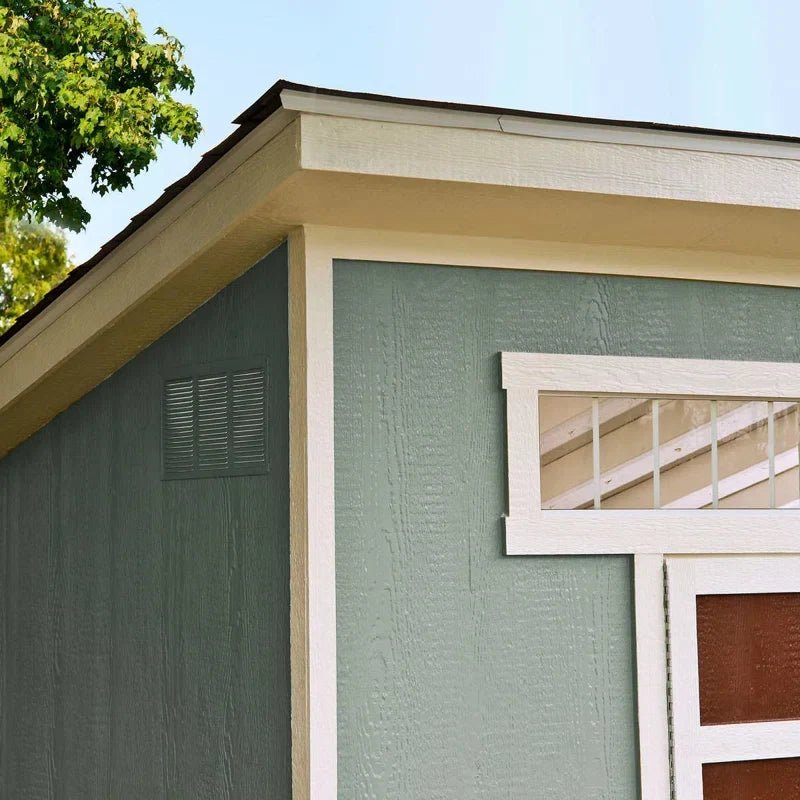 Handy Home Products Olympia 10 ft. W x 7.5 ft. D Manufactured Wood Storage Shed - Prioka