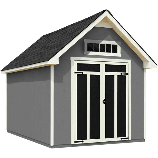 Handy Home Products Tribeca 10 ft. W x 12 ft. D Wood Storage Shed with Floor - Prioka