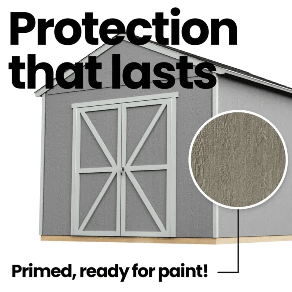 Handy Home Rookwood 10 x 14 ft. Wood Storage Shed Kit - Prioka