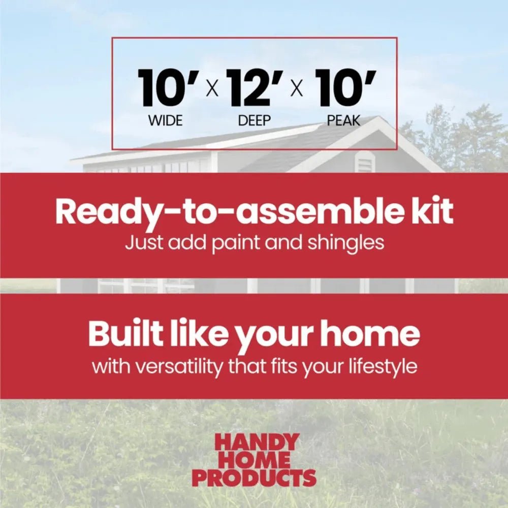 Handy Home Windemere 10×12 Storage Shed - Prioka