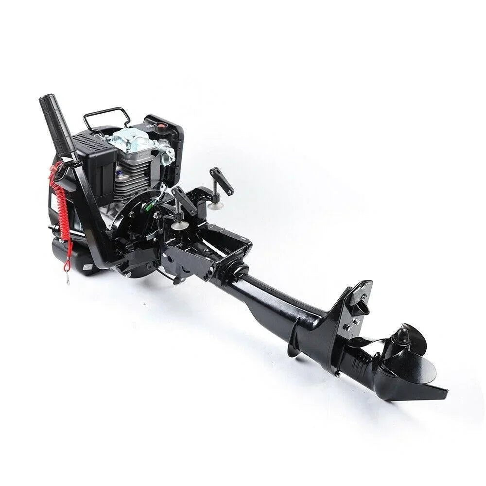 Hangkai Water Cooled 2 Stroke 6HP Outboard Motor Petrol Powered Engine - Prioka