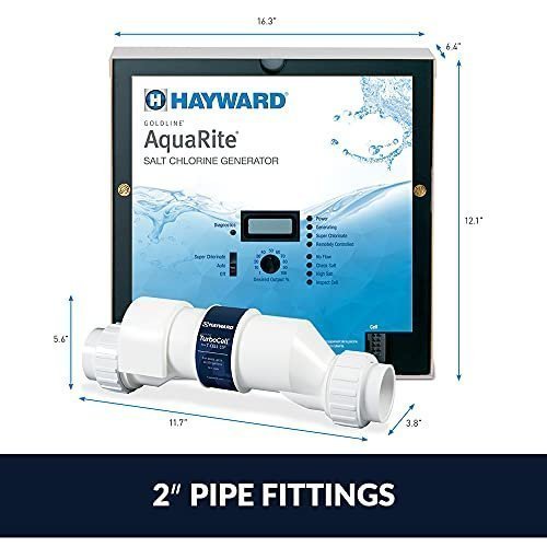 Hayward W3AQR15 AquaRite Salt Chlorination System for In-Ground Pools up to 40,000 Gallons - Prioka