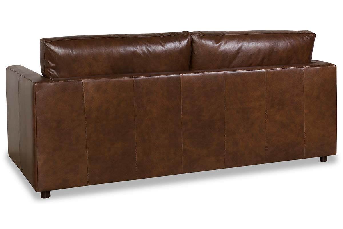 Haywood 84 Inch Modern Small Leather Sofa - Prioka