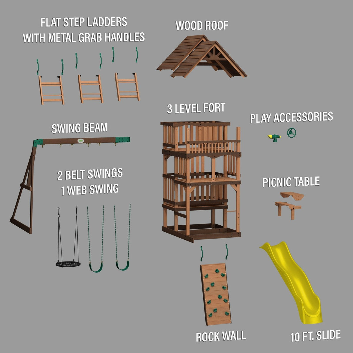 Highlander Swing Set - Prioka