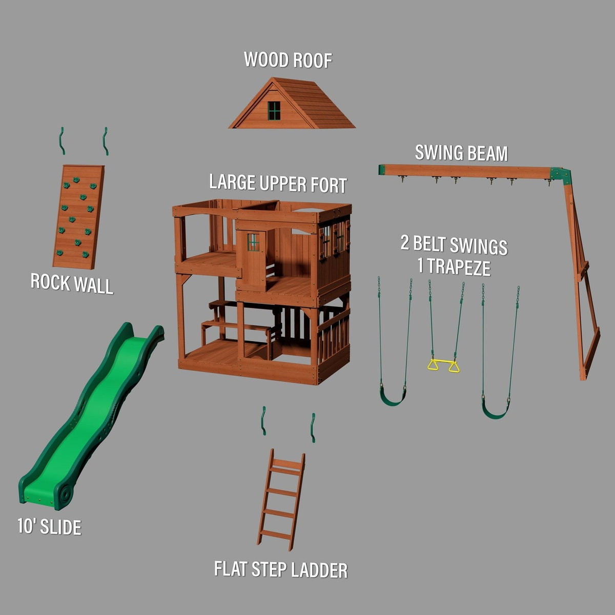 Hillcrest Swing Set - Prioka