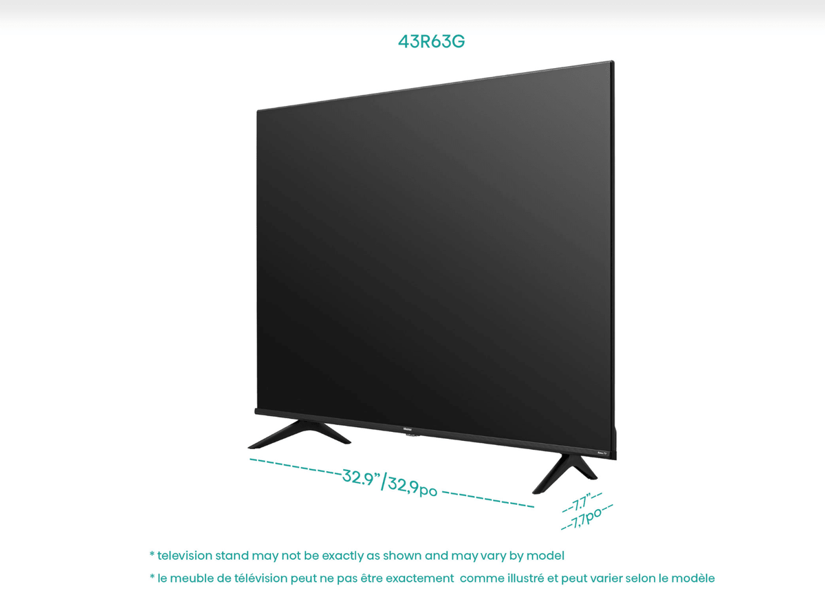 Hisense 43 Inch 43R63 4K Roku SMART TV - Prioka