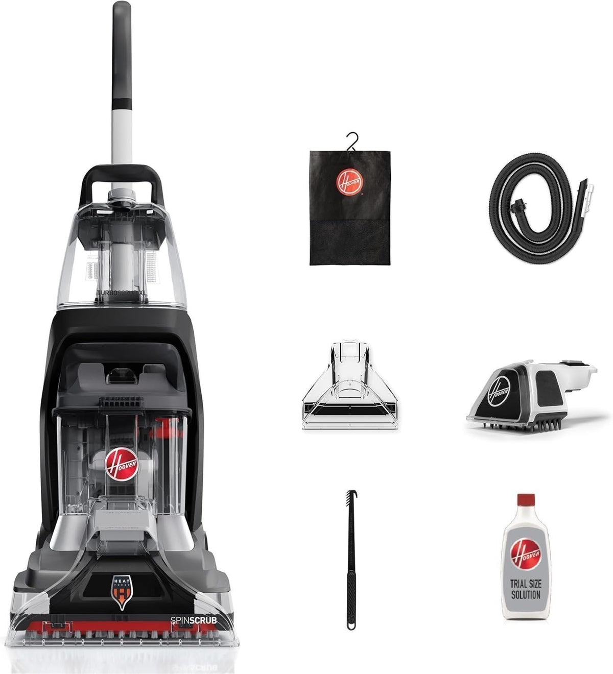 Hoover PowerScrub Deluxe Carpet Cleaner for Carpet & Upholstery with Tools - Prioka