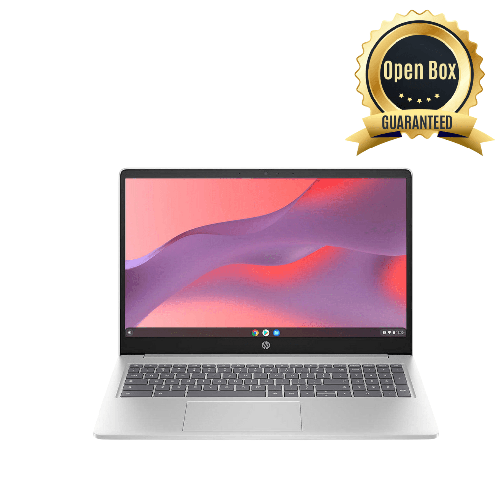 HP 15A-NB0003CA Chromebook Plus Intel Core i3-N305 - 8GB RAM 128GB Storage - 15.6-in Intel UHD Graphics Chrome OS - Open Box ( 1-Year Warranty ) - Prioka