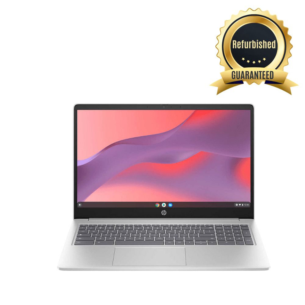 HP 15A-NB0003CA Chromebook Plus Intel Core i3-N305 - 8GB RAM 128GB Storage - 15.6-in Intel UHD Graphics Chrome OS - Refurbished ( 1 Year Warranty ) - Prioka