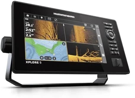 Humminbird XPLORE 9 GPS Fish Finder with Transducer, MEGA Side Imaging+ &amp; HD Touchscreen Displays. - Prioka