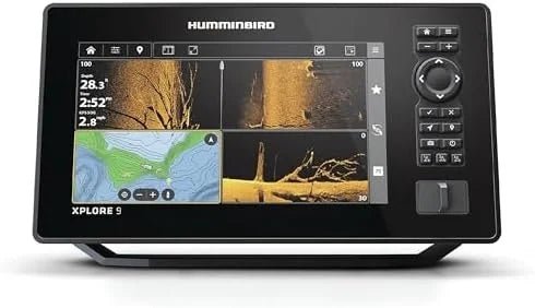 Humminbird XPLORE 9 GPS Fish Finder with Transducer, MEGA Side Imaging+ &amp; HD Touchscreen Displays. - Prioka