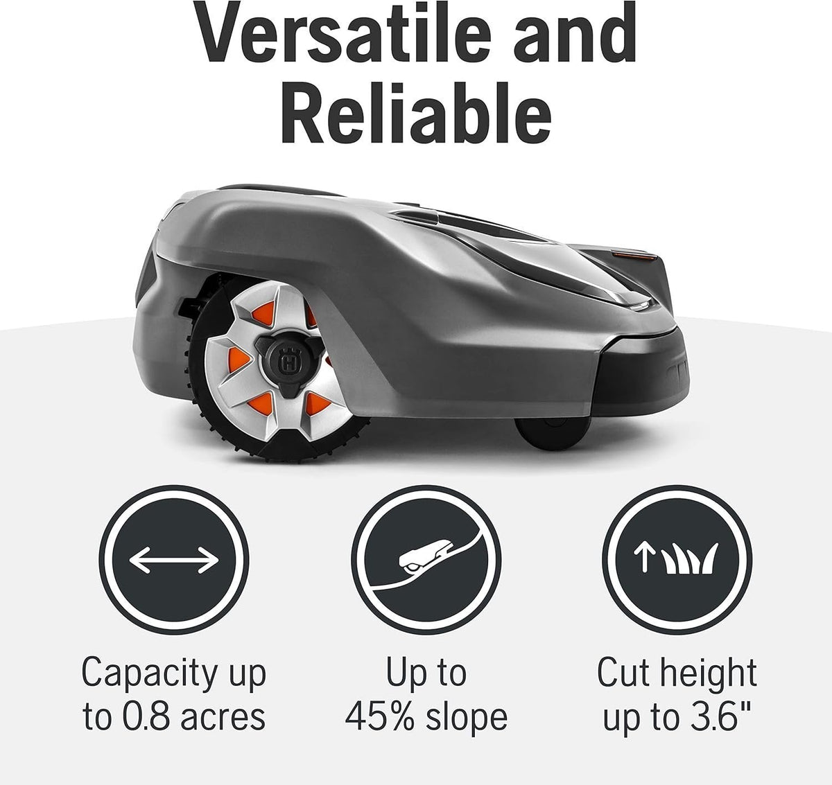 Husqvarna 440iQ Robotic Lawn Mower, 2 Acre, Wire-Free, Charging Station - Prioka