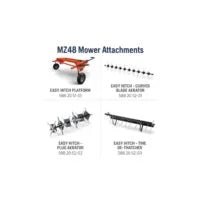 Husqvarna MZ48 Zero-Turn Mowers 23 HP Kawasaki 48” Clears Cut ZT3100 (M-ZT Seat) - Prioka